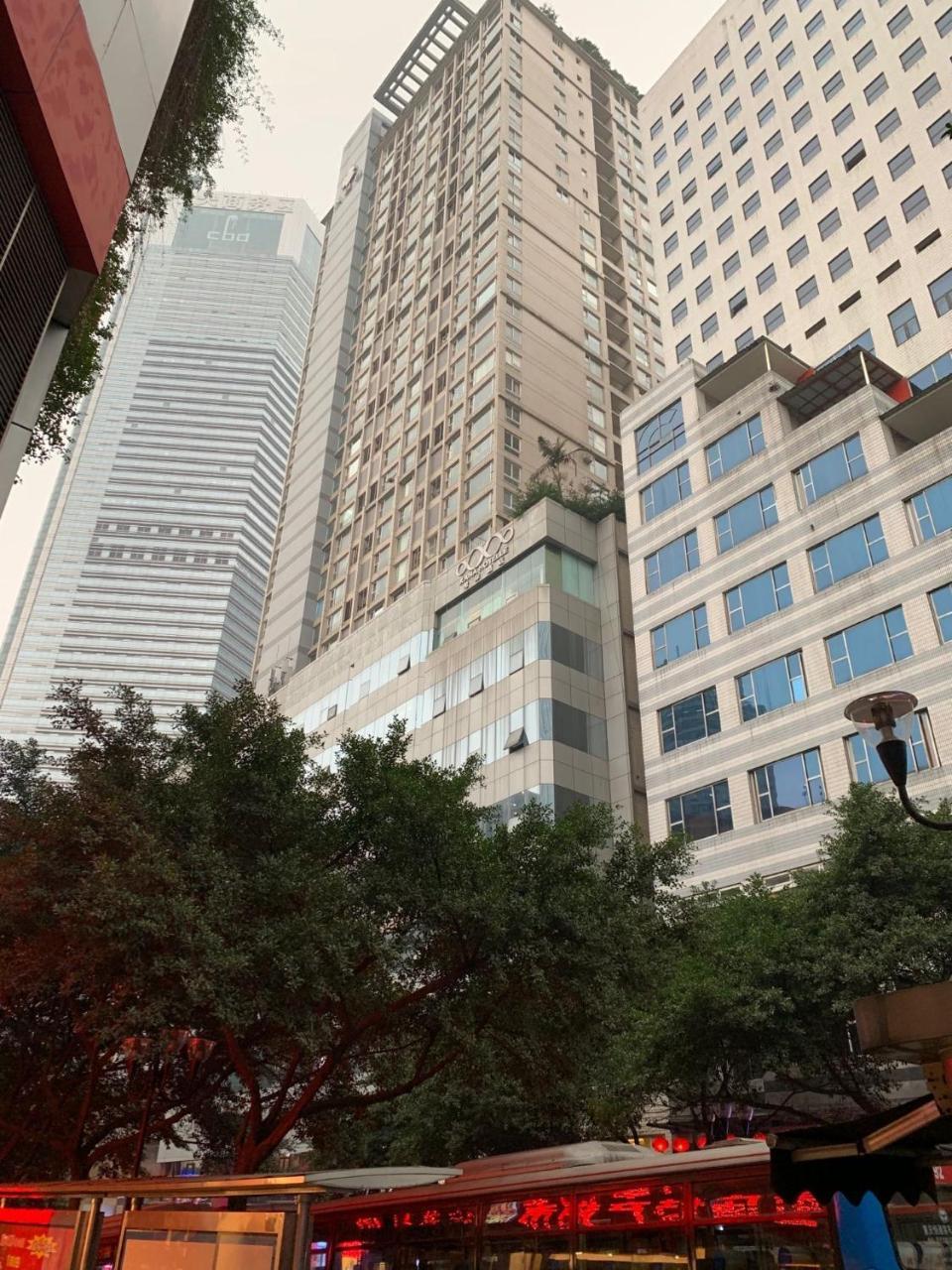 Xiao Yu Residential Apartment Near Jiefangbei And Hongya Cave Chongqing Exteriör bild